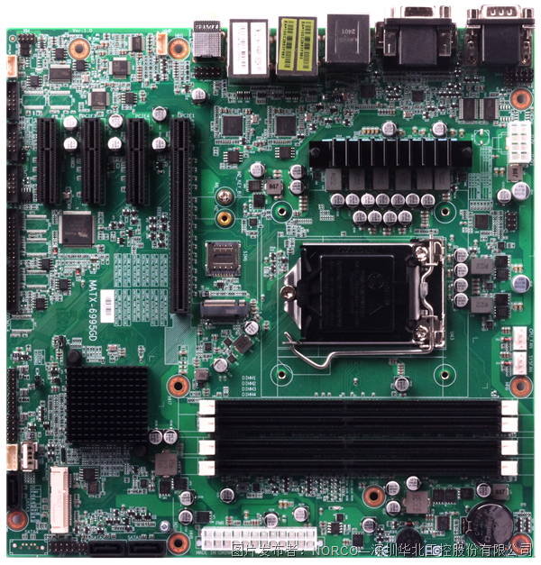 华北工控MATX-6995GD新品发布！支持8/9代 Intel Core处理器的高扩展性主板